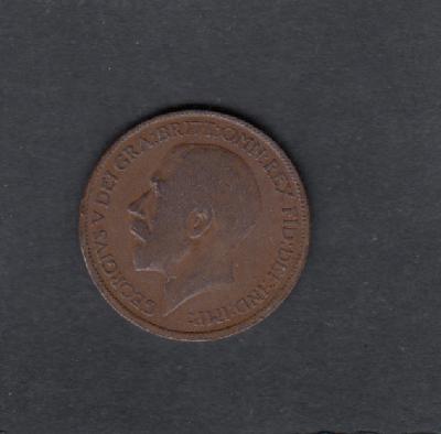 Beschrijving: 1/2 Penny GEORGIUS V  